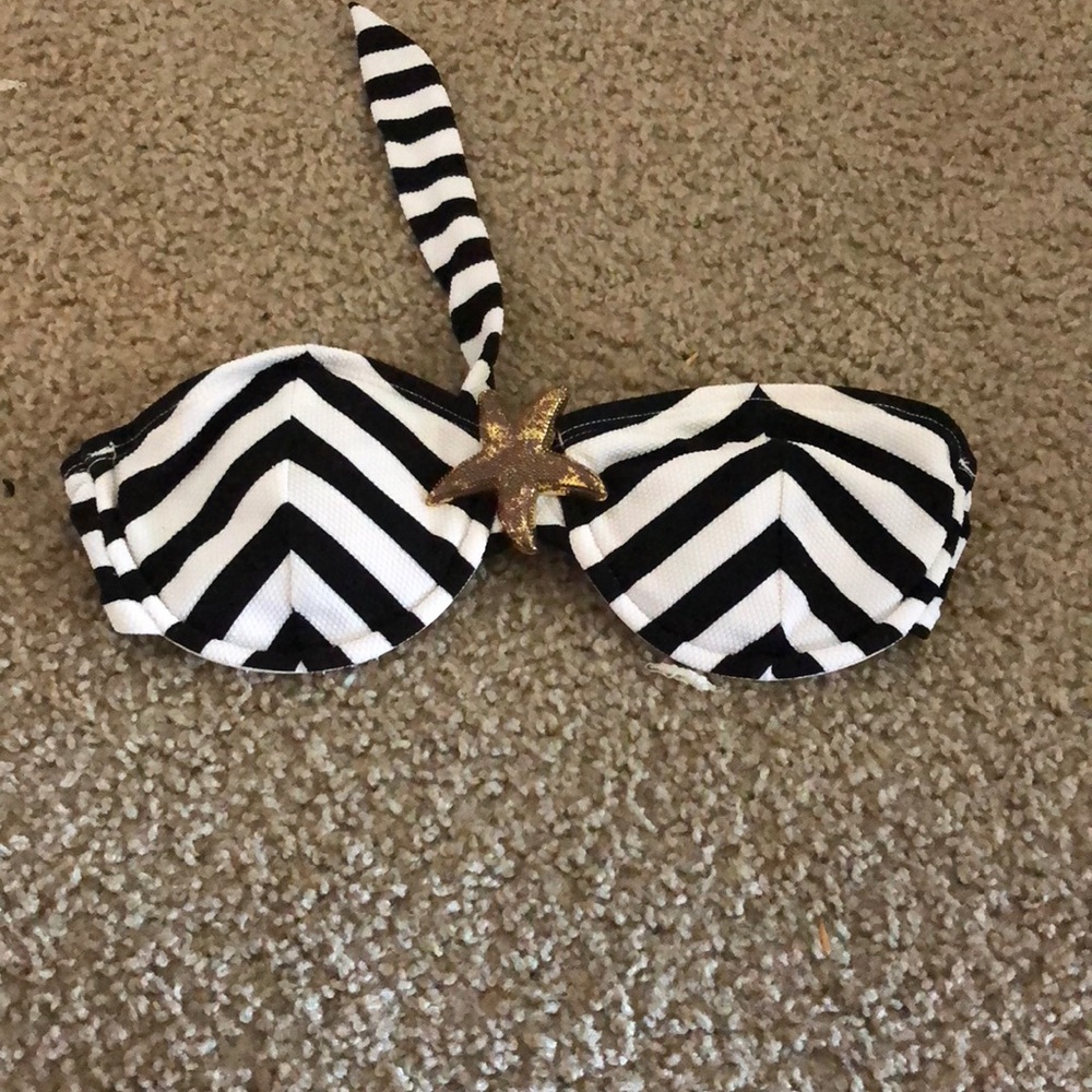 Strapless bandeau top
